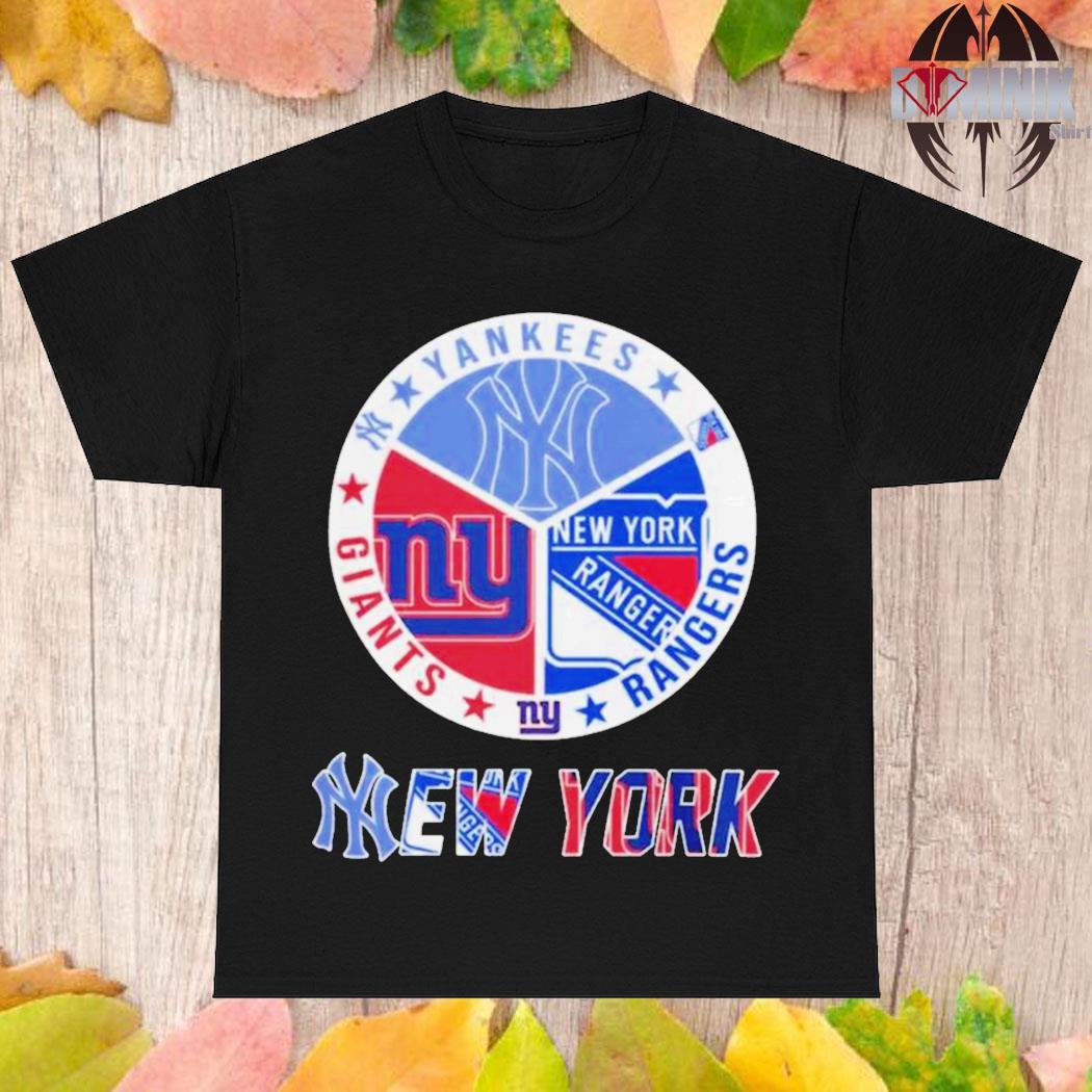 New york team logo new york knicks new york devils new york giants new york mets  shirt, hoodie, sweater, long sleeve and tank top