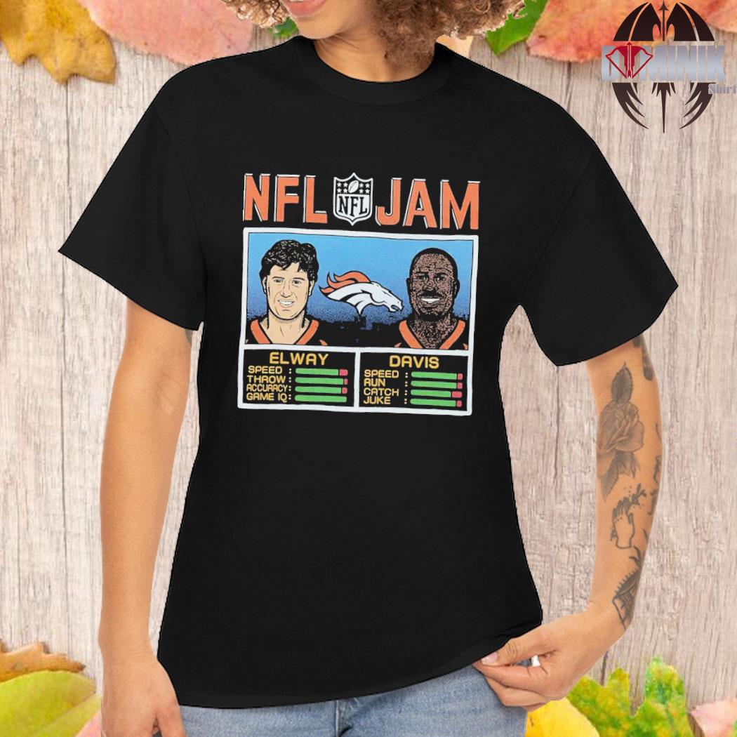 Nfl Jam Denver Broncos Elway And Davis Shirt - Shibtee Clothing