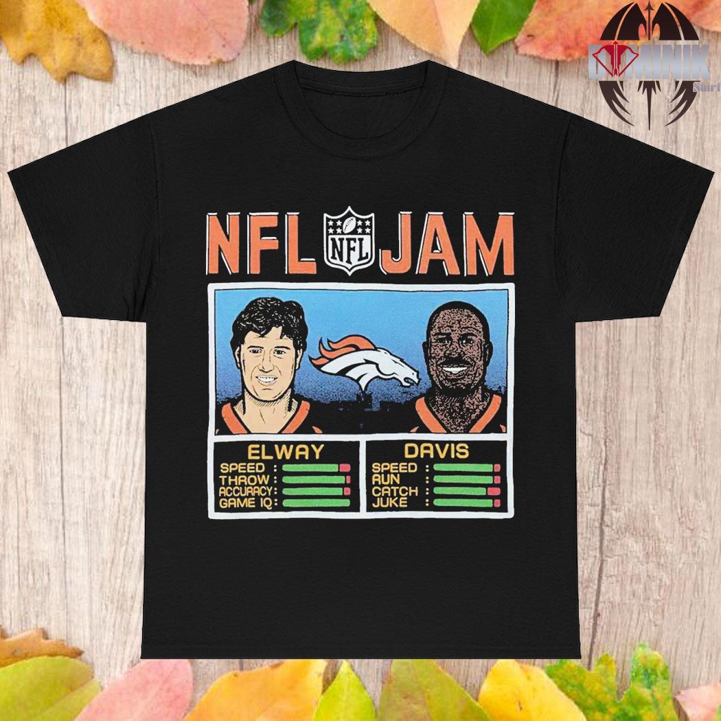 Nfl Jam Denver Broncos Elway And Davis Shirt - Shibtee Clothing