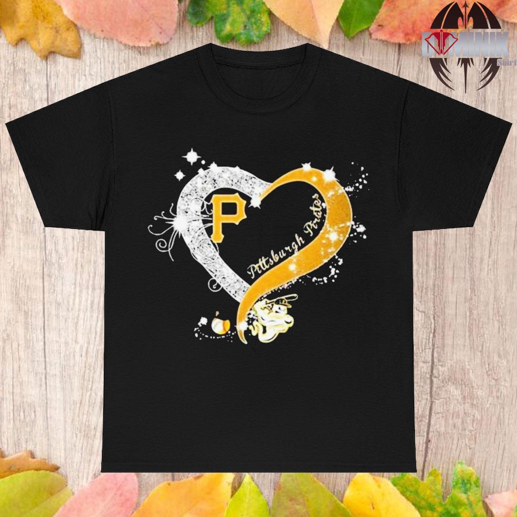 Pittsburgh pirates baseball glitter heart shirt, hoodie, sweater