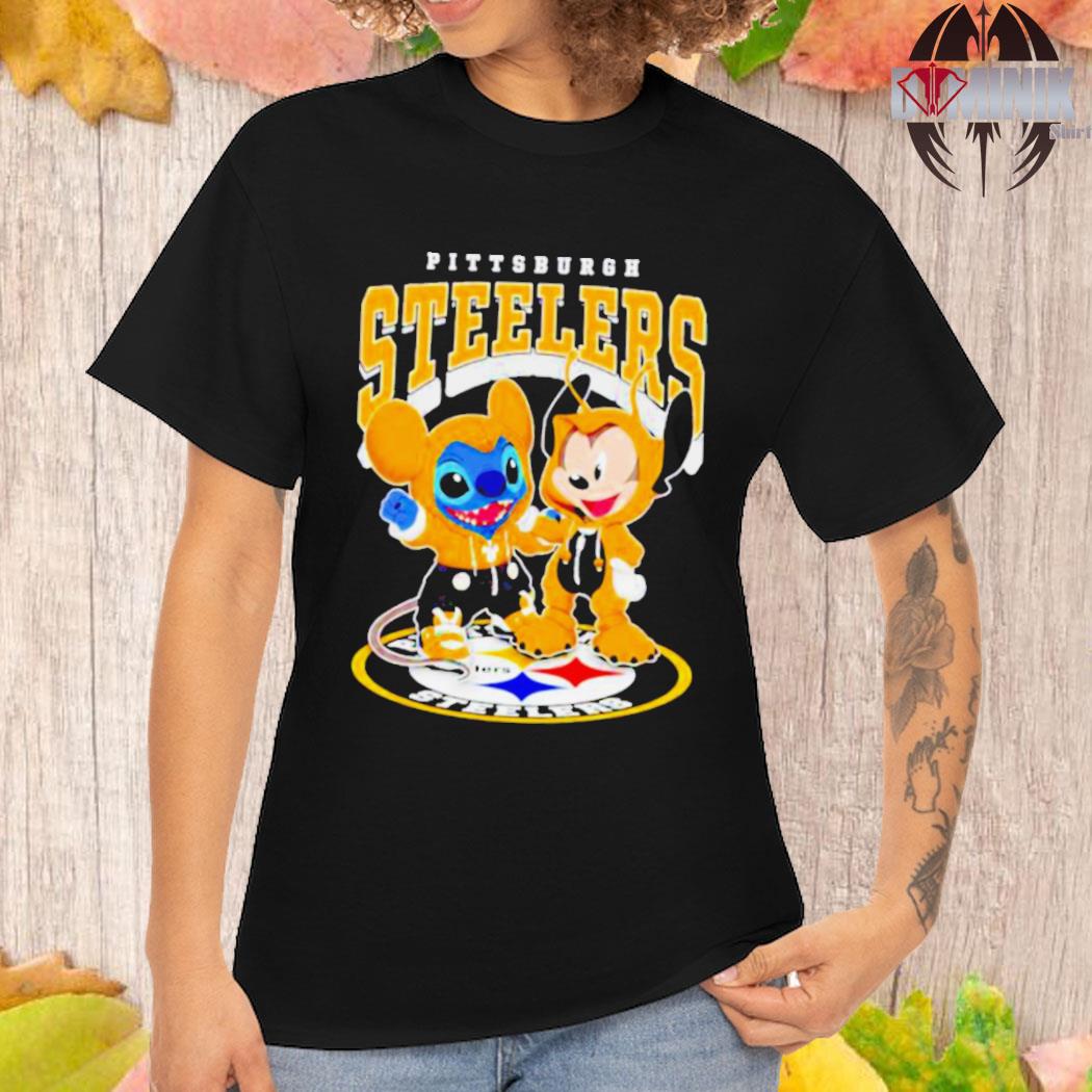 Pittsburgh Steelers Baseball Stitch And Mickey Shirt