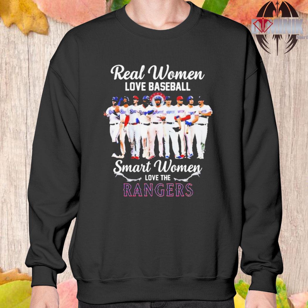 Official Texas rangers real women love baseball smart women love