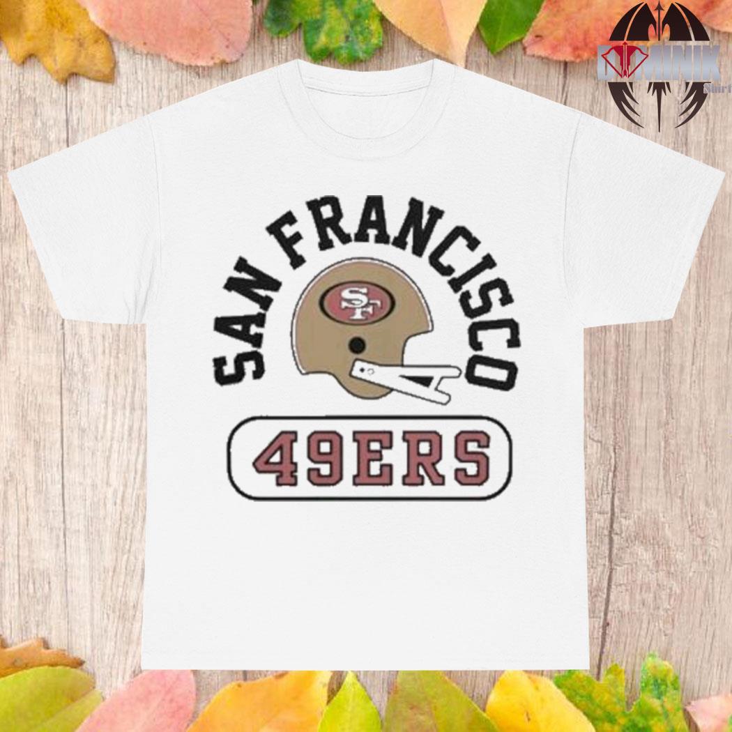 Official San francisco 49ers throwback helmet T-shirt, hoodie