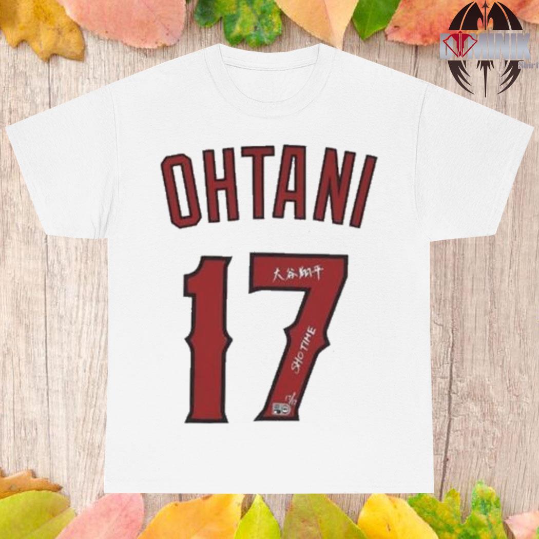 Men's Los Angeles Angels Shohei Ohtani #17 Grey T-Shirt