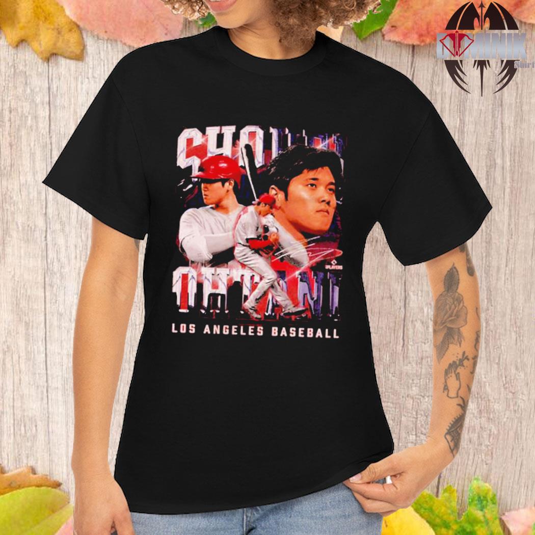 Original Shohei Ohtani Mlb Los Angeles Angels Red T-shirt,Sweater, Hoodie,  And Long Sleeved, Ladies, Tank Top