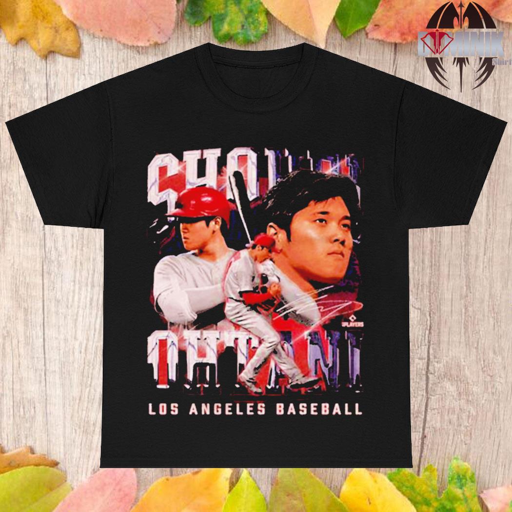 Official ShoheI ohtanI los angeles angels baseball signature T-shirt,  hoodie, tank top, sweater and long sleeve t-shirt