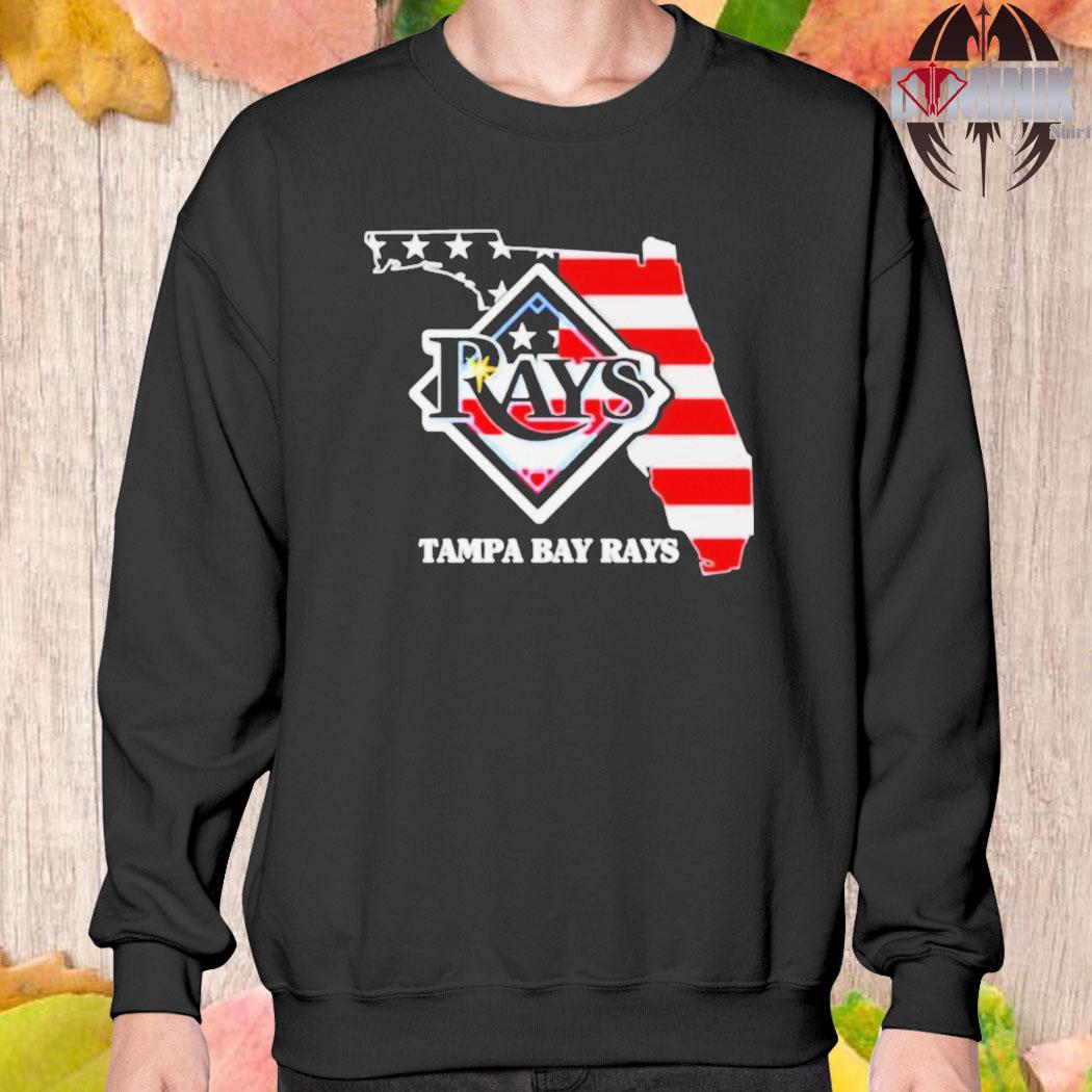 Tampa bay rays maps american flag shirt, hoodie, sweater, long sleeve and  tank top