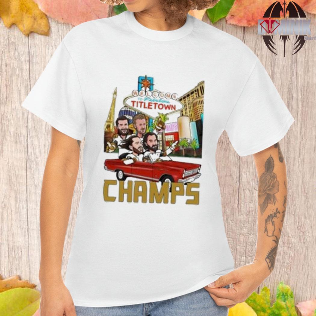 Vegas Golden Knights Welcome to Fabulous Titletown Vegas Champions T-Shirt,  hoodie, sweater, long sleeve and tank top