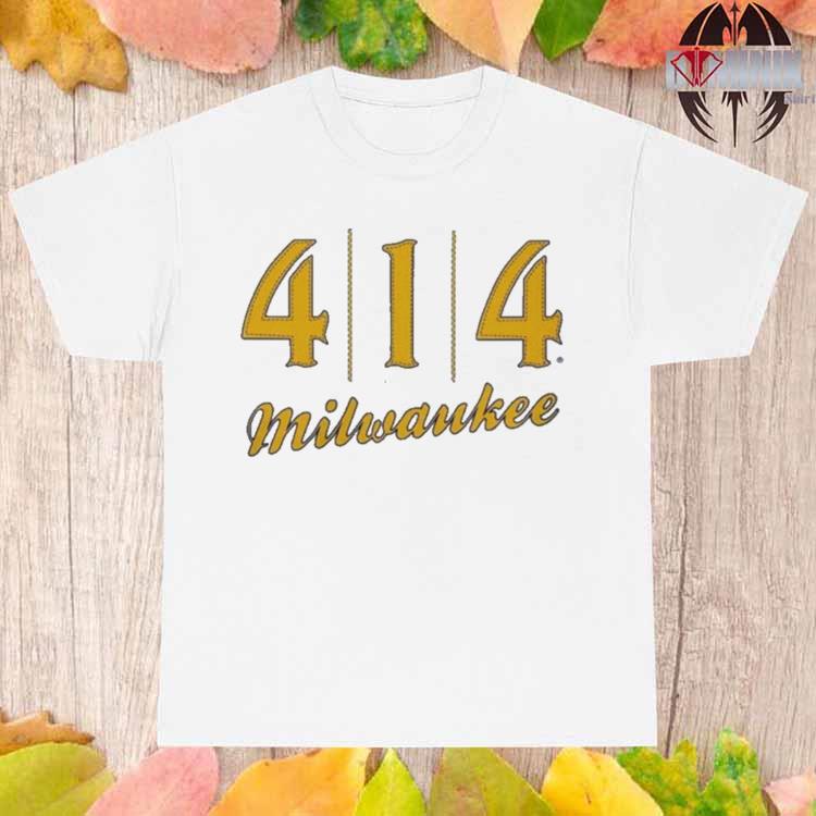 414 Milwaukee Baseball Stitch Graphic Shirt