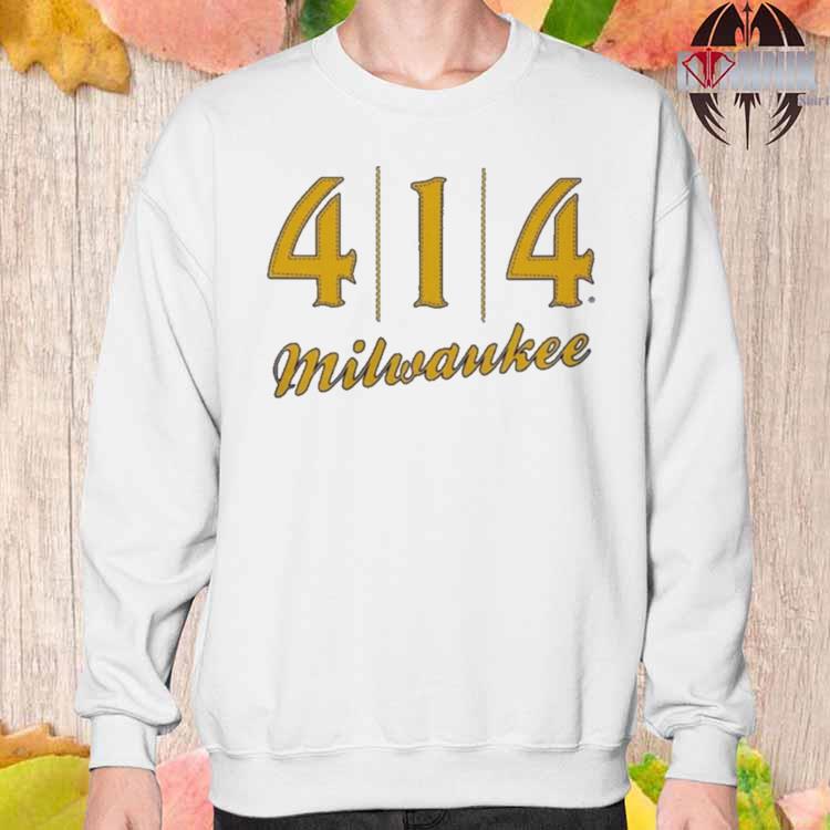 414 Milwaukee Baseball Stitch Graphic Shirt