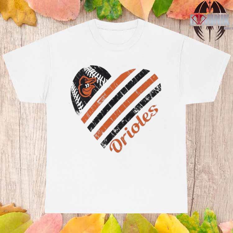 Official Baltimore orioles giiI 4her by carl banks white heart T-shirt,  hoodie, tank top, sweater and long sleeve t-shirt