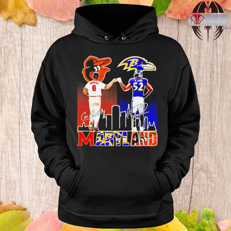 Cal Ripken and Ray Lewis Maryland signatures shirt, hoodie, sweater, long  sleeve and tank top