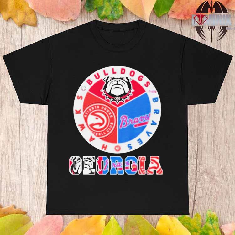 Vintage Georgia Bulldogs And Atlanta Braves Georgia T-Shirt