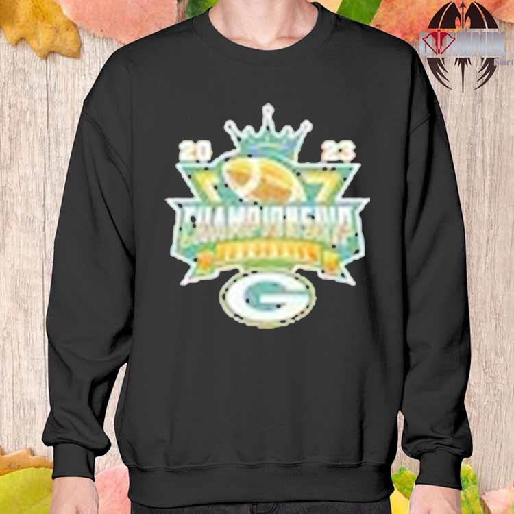 Official Green Bay Packers Football NFL 2023 championship crown