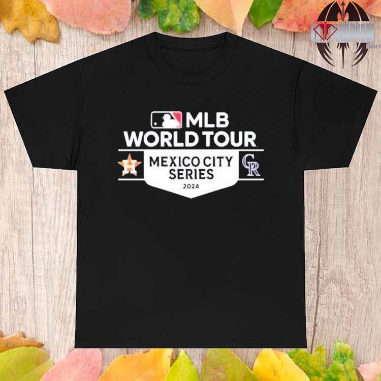 Official houston Astros And Colorado Rockies 2023 Mlb World Tour Mexico  City Series Shirt - Limotees