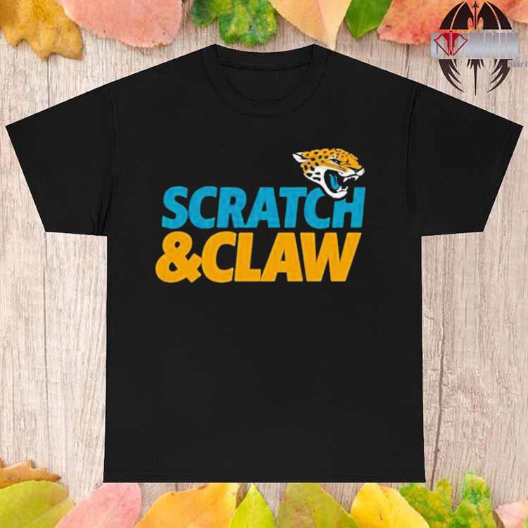 Jacksonville Jaguars Hometown Scratch Claw T-Shirt - Bluecat