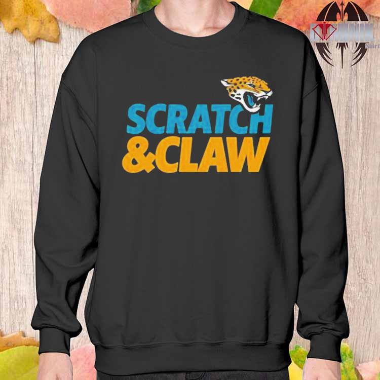 Jacksonville Jaguars Hometown Scratch Claw T-Shirt - Bluecat