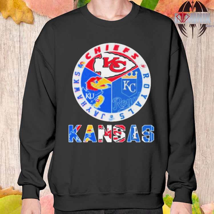 Kansas city chiefs and kansas city royals for life shirt, hoodie, sweater  and long sleeve