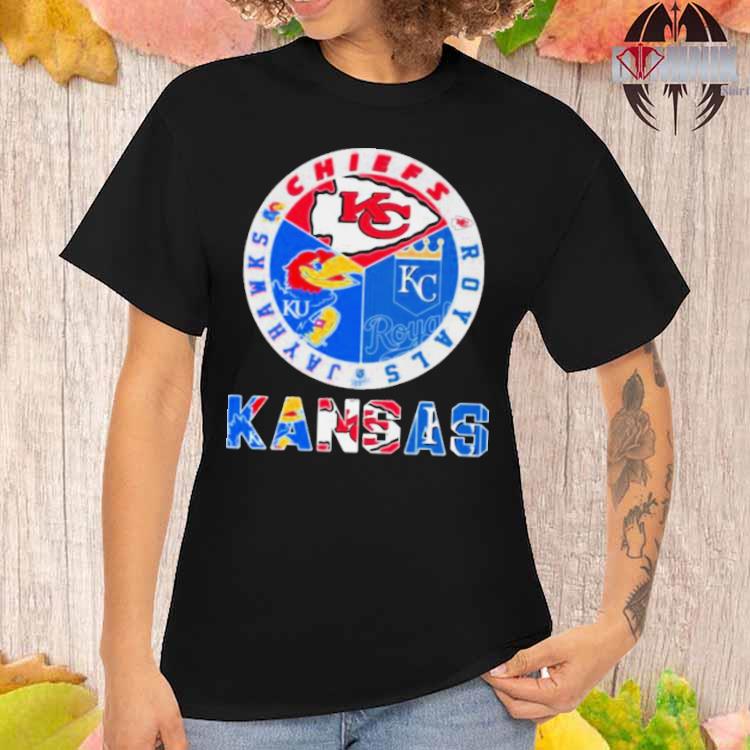 Kansas Chiefs Kansas City Royals Kansas Jayhawks T Shirts, Hoodies,  Sweatshirts & Merch