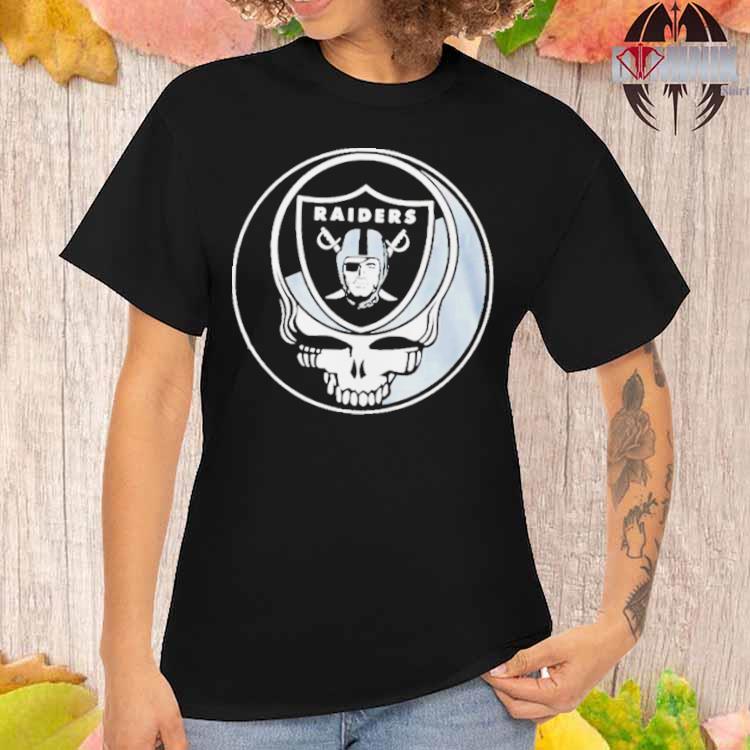 Oakland Raiders / Grateful Dead Custom Printed T-Shirt