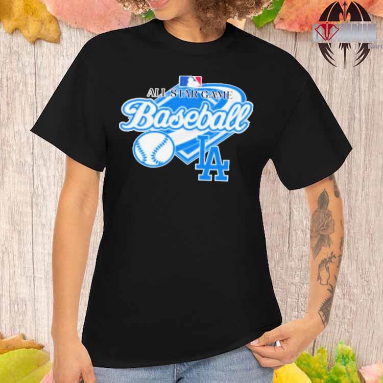 Official Los angeles Dodgers all star game baseball logo 2023 T