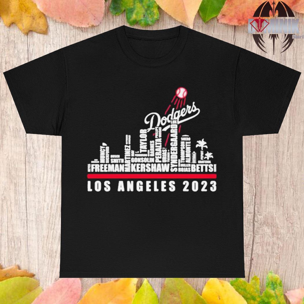 Los Angeles Dodgers Players Los Angeles 2023 City Shirt - Limotees