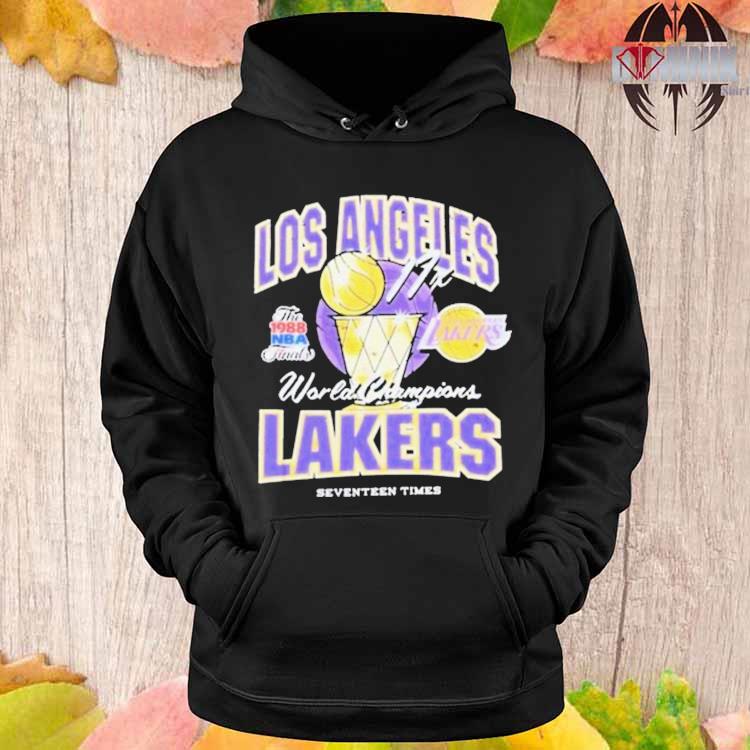 Los angeles Lakers vintage world champions seventeen times history NBA T- shirts, hoodie, sweater, long sleeve and tank top