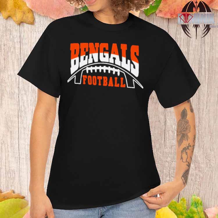 Official Mitchell and ness youth cincinnatI bengals wordmark T