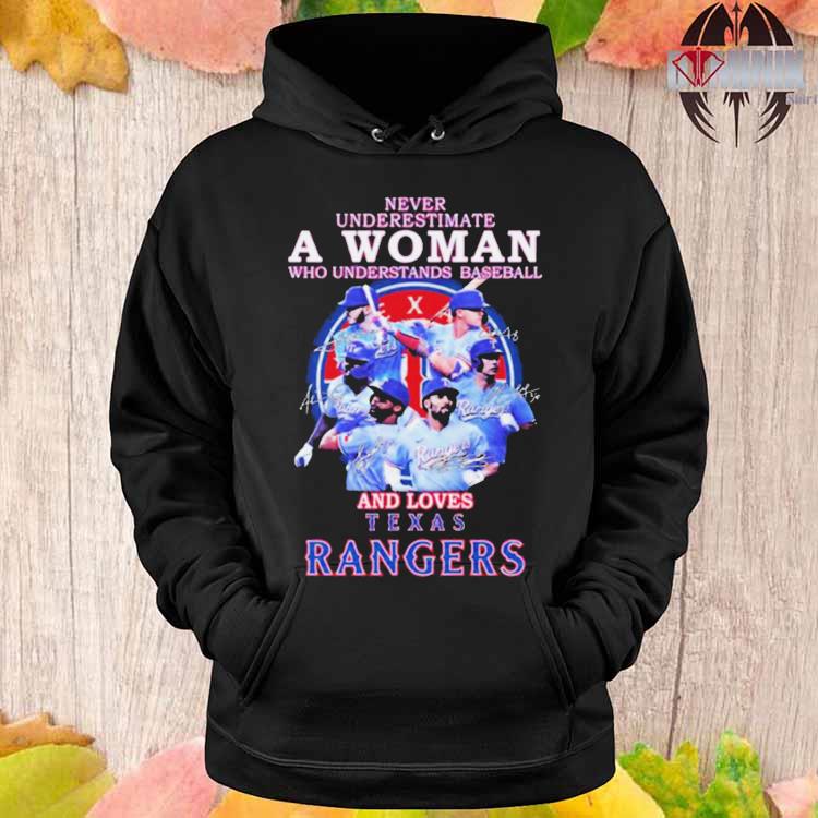 This girl love her Texas Rangers team signatures shirt, hoodie, sweater,  long sleeve and tank top