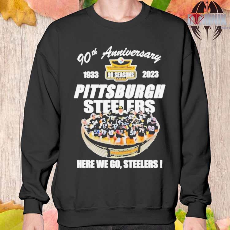 Official Pittsburgh Steelers 90th anniversary stadium here we go T