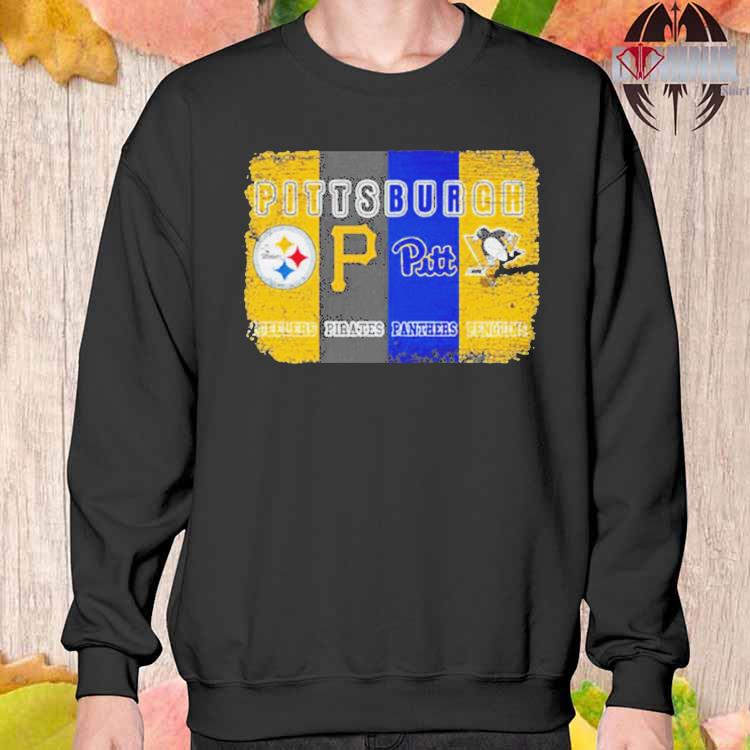 Pittsburgh Steelers Pittsburgh Pirates Pittsburgh Panthers Pittsburgh  Penguins Logo Shirt - Reallgraphics