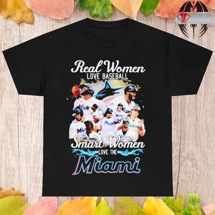 Official real Women Love Baseball Smart Women Love The Miami