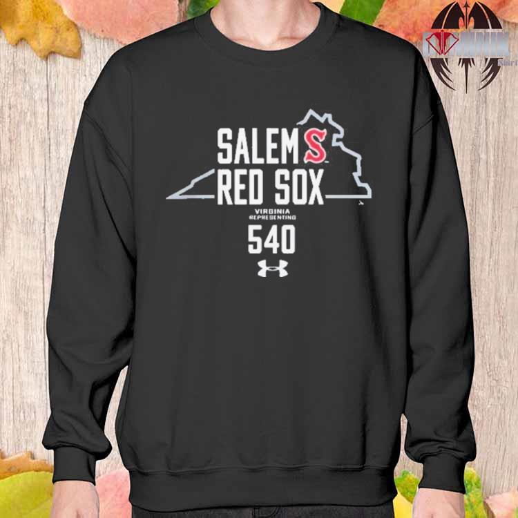 Official salem Red Sox Under Armour White 540 Shirt, hoodie