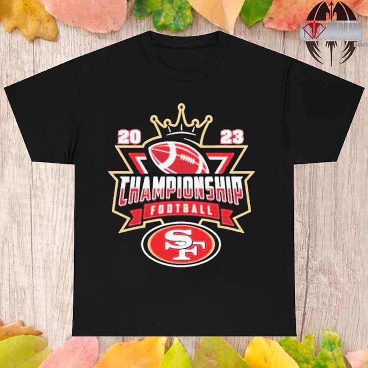 San Francisco 49ers Football NFL 2023 Championship Crown Logo Shirt,  hoodie, sweater, long sleeve and tank top