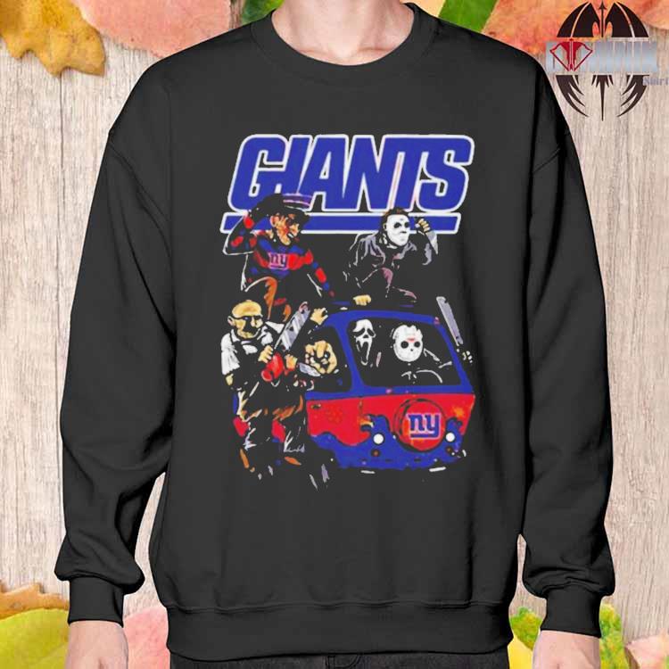 NY Giants Horror Movie Football Hoodie, New York Giants Halloween