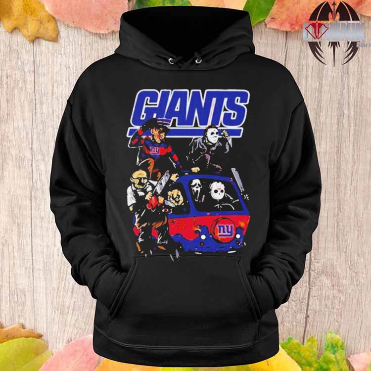 NY Giants Horror Movie Football Hoodie, New York Giants Halloween