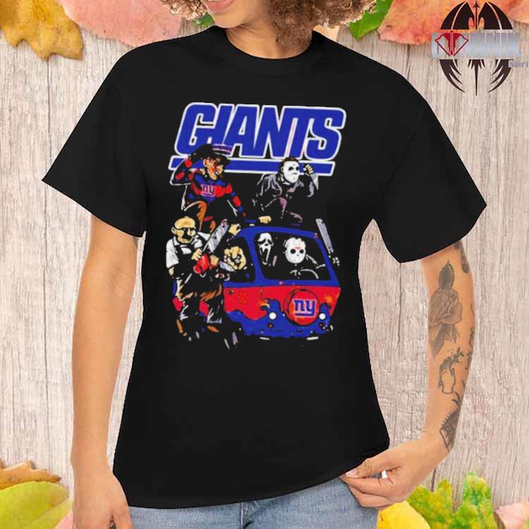 NY Giants Horror Movie Football Hoodie, New York Giants Halloween