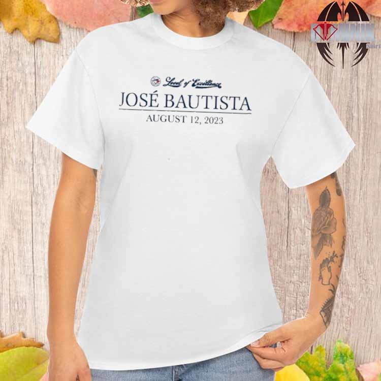 Official toronto Blue Jays Jose Bautista Honda Level Of Excellent August 12  2023 Shirt, hoodie, sweater, long sleeve and tank top