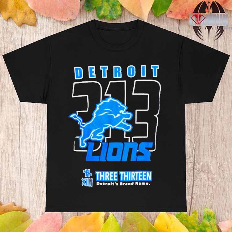 2023 Detroit Lions Three Thirteen Area Code T-shirt,Sweater, Hoodie, And  Long Sleeved, Ladies, Tank Top