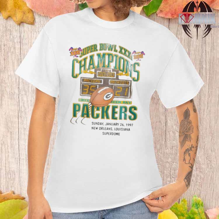 Aj Dillon Super Bowl Xxxi Champions Green Bay Packers T-shirt - Shibtee  Clothing