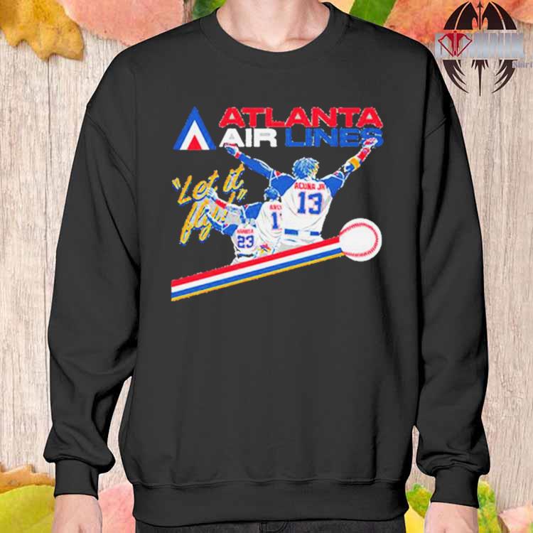 Atlanta Airlines Let It Fly Michael Harris T-Shirt - Teeducks