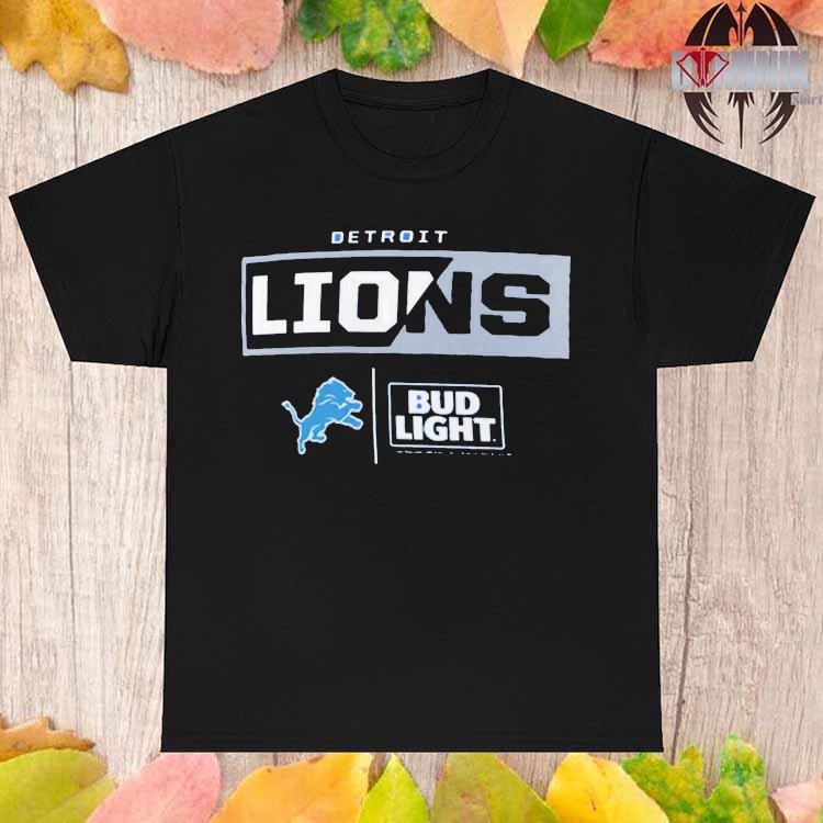 Official detroit Lions Fanatics Branded Nfl X Bud Light T-Shirt