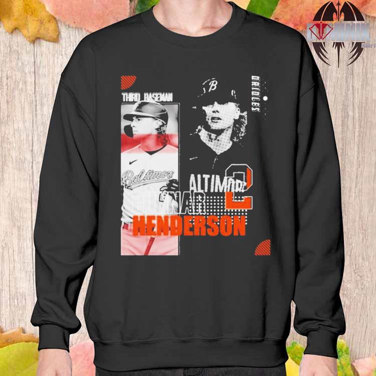 Official Gunnar henderson baseball paper orioles 2 third baseman T-shirt,  hoodie, tank top, sweater and long sleeve t-shirt