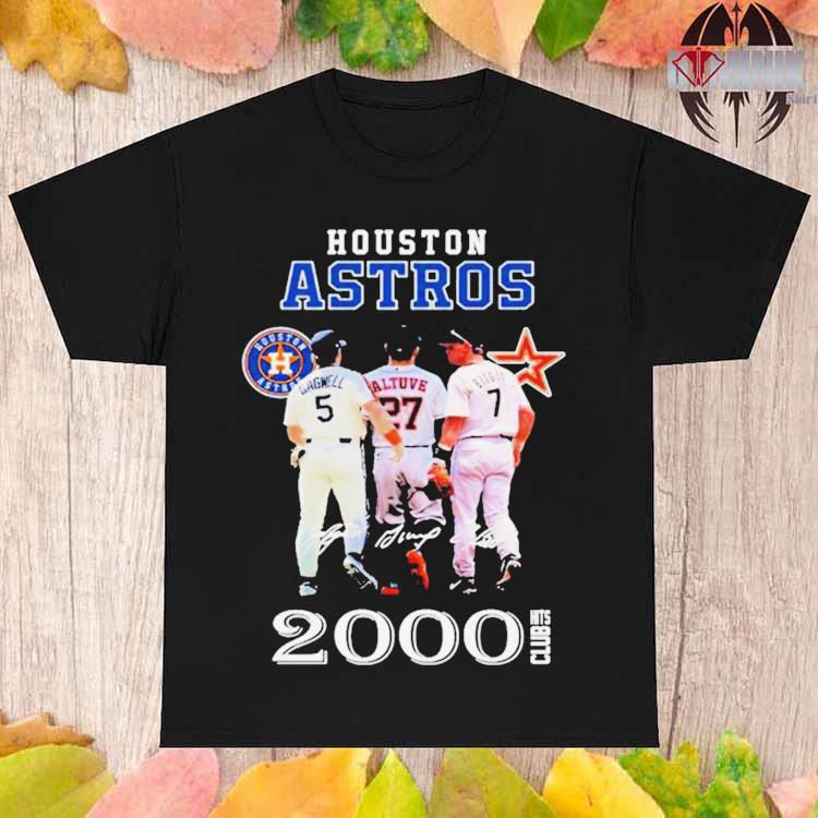 Houston Astros 2000 Hits Club Legend Signatures Shirt, hoodie