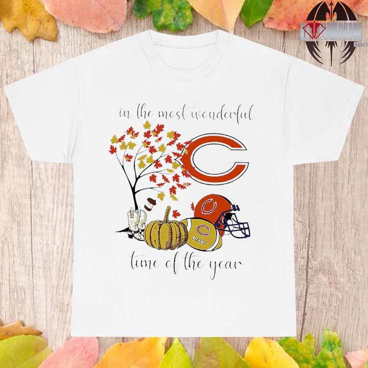 In The Most Wonderful Time Of The Year Chicago Bears T-shirt,Sweater,  Hoodie, And Long Sleeved, Ladies, Tank Top