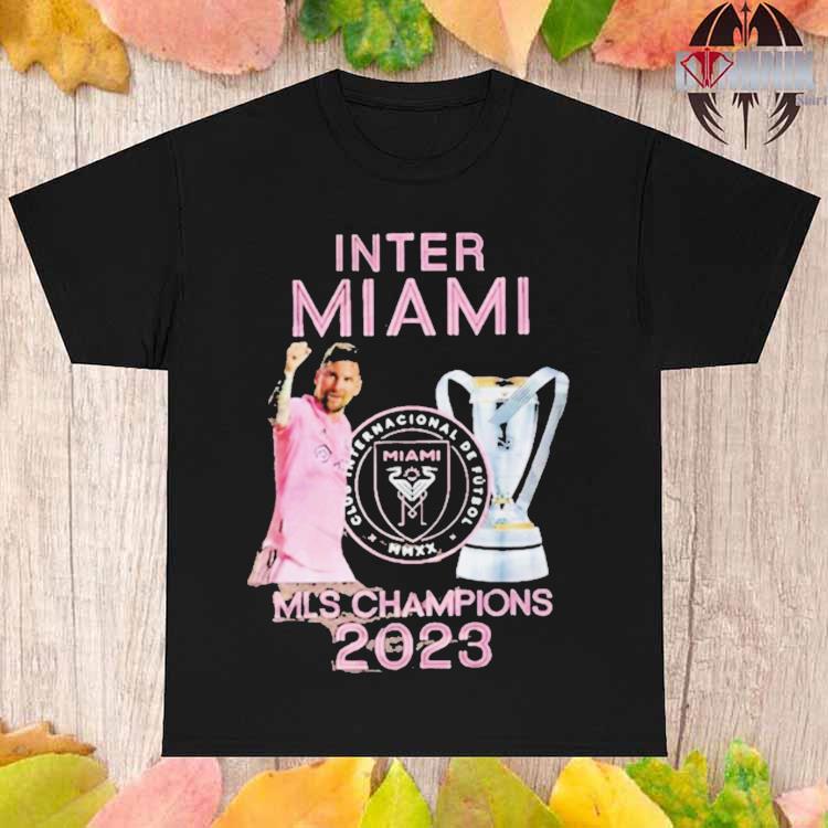 Official Inter miamI mls leagues cup champions 2023 T-shirt