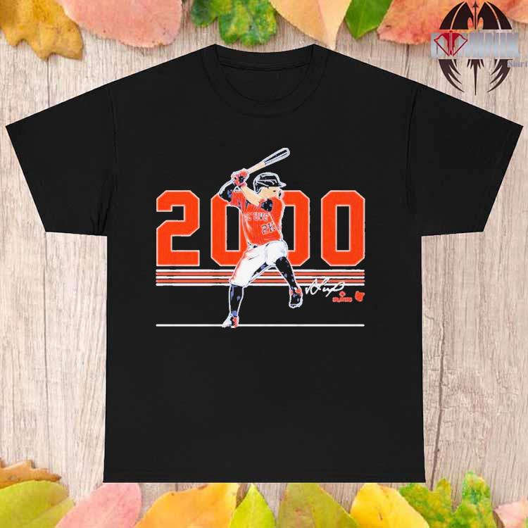 Official jose altuve 2000 hits houston T-shirt, hoodie, sweater, long  sleeve and tank top