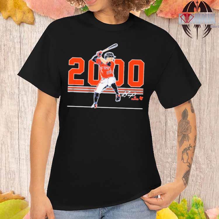 Official jose altuve 2000 hits houston T-shirt, hoodie, sweater, long  sleeve and tank top