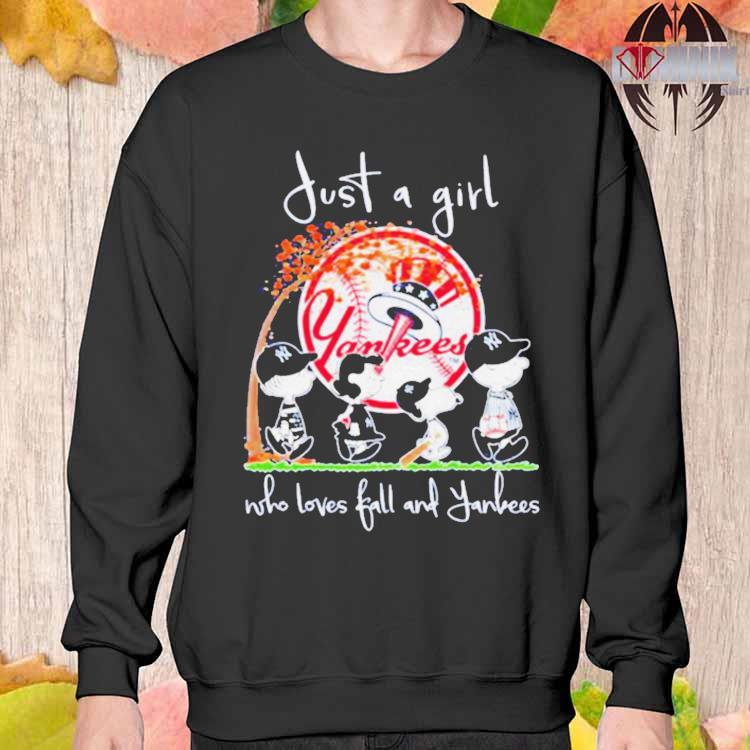 Official just a girl who loves fall and yankees t shirt, hoodie, sweater,  long sleeve and tank top