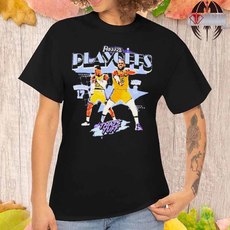 Lebron James dennis schroder freeeze playoffs photo design t-shirt, hoodie,  sweater, long sleeve and tank top